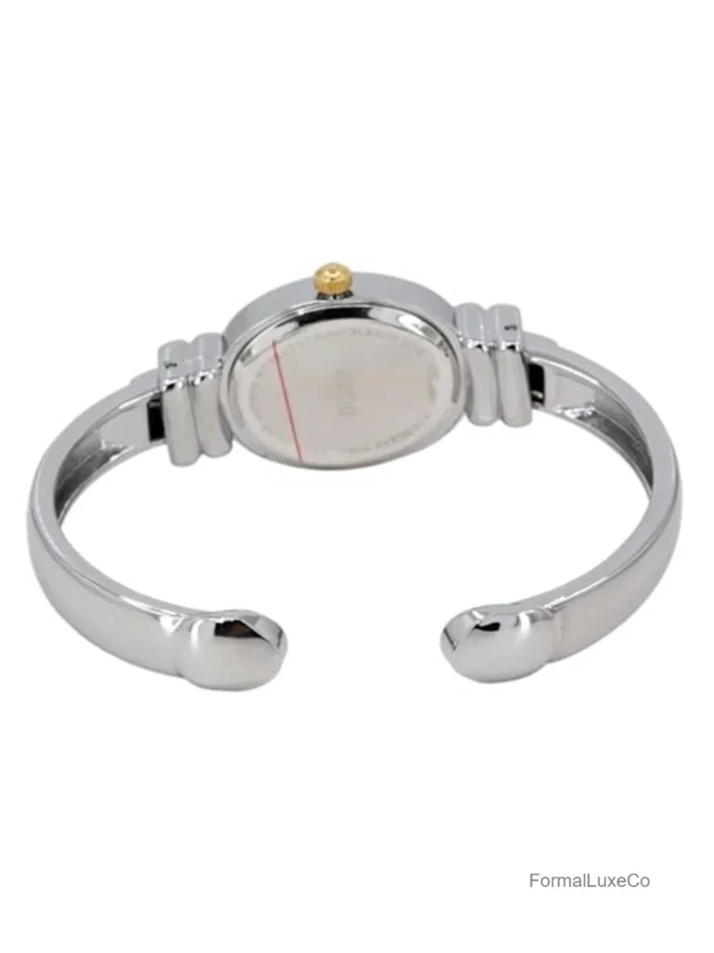 Mother-of-Pearl Dial Bangle Cuff Watch for Women